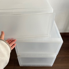 (受付終了)取りに来てくださる方限定 3個 押入れ収納ケースの画像