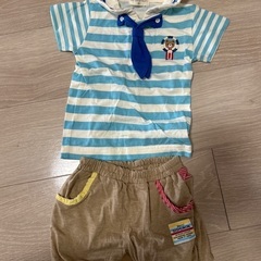 1回のみ試着✴︎マザーウェイズ　80cm 半袖　半ズボン