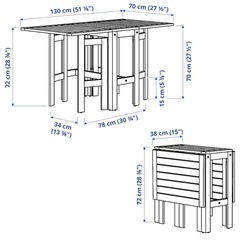 IKEA　APPLARO エップラロー 折りたたみテーブルの画像