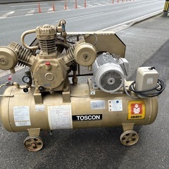 ■中古品 東芝 エアーコンプレッサー 10馬力（7.5Kw） 3...