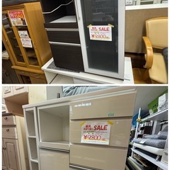【食器棚など】常時たくさんございます♪ 朝霞市 リサイクルショップ ケイラック朝霞田島店 朝霞市 和光市 志木市 キッチンボード 収納家具の画像