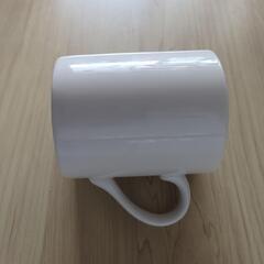 マグカップ ヒゲ 中古品 白 コップ の画像