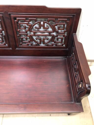 流行 花梨の彫刻椅子 中国家具 人気 豪華彫刻 1人掛け 肘掛け付き 家具