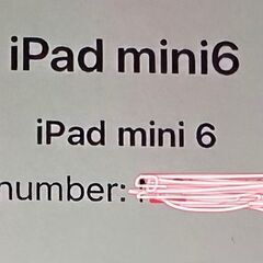 iPad mini6 Wi‑Fi Cellular 256GB スペースグレイの画像