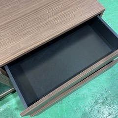 【キャスター付き】テレビ台　テレビボード　収納付き　ブラウン　茶色の画像