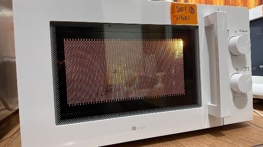 電子レンジ番号48 NITORI ニトリ 2021年製 大阪市内配達無料 保管場所での引取りは値引きします