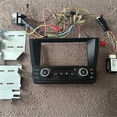 E90系社外2DINナビ取り付けキット！キャンバスアダプター付で...