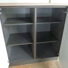 【展示品】タカラスタンダード 木目調 サイドボード キッチンボード 食器棚 収納 リビングボードの画像