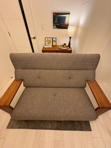 カリモクチターノのダンテレザーアームソファ2シーター カリモクチターノのダンテレザーアームソファ2シーター 美品 Karimoku