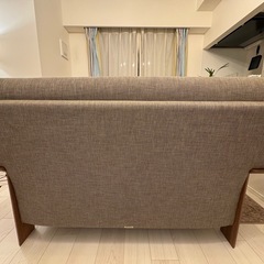 美品 Karimoku Chitano ダンテ 2人掛けソファの画像