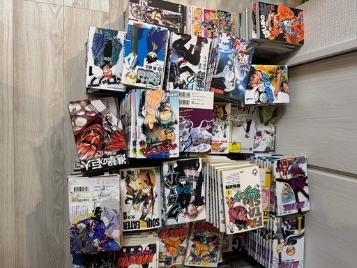 『漫画約550冊』、ナルト、ブリーチなど