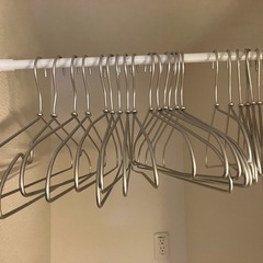 無印良品アルミハンガー20本の画像