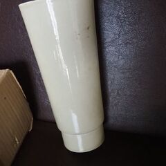 フラワーベース、23，5ｃｍ、未使用、白磁、花瓶の画像