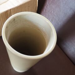 フラワーベース、23，5ｃｍ、未使用、白磁、花瓶の画像