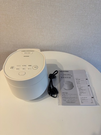 アイリスオーヤマ 炊飯器 3合用 RC-MGA30-W 2022