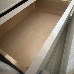 シングルベッド　マットレス付きの画像