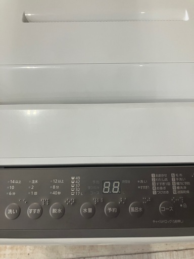 J36⭐️美品！Panasonic パナソニック　洗濯機　2020年製　容量6㌔洗い　お湯取りホース付き