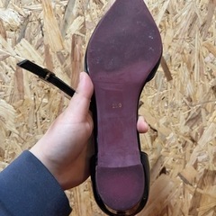 【RANDA】エナメル黒パンプスの画像