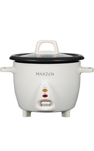 【決定しました】ほぼ新品炊飯器3合炊きマクスゼン
