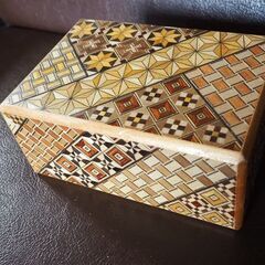 箱根、寄木細工、12ｘ8ｘ5、土産品、未使用
