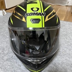 SOMAN ブラック・ブルー ヘルメットの画像