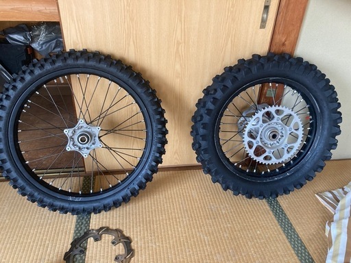 KTM　EXC 前後ホイール