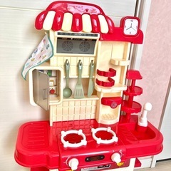 キッチンセット　レッド　本体の画像