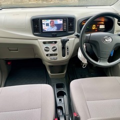 平成27年 ダイハツミライース3万キロ台車検2年付きナビ/テレビの画像