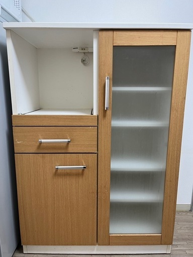 【値下げ対応致します】幅80㎝×奥行42㎝×高さ114㎝ 　食器棚