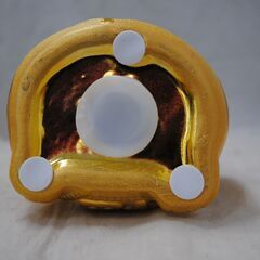 [1151]福々舎　雅峰　金運招き福寅　貯金箱　ゴールド　家内安全　置物の画像