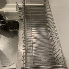【取引中】
日本製　燕三条　ステンレス　水切りラック