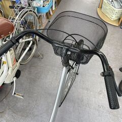 27インチ 自転車 荷台付き 変速なし 鍵 ライト付き ままちゃり