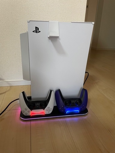 PS5グランツーリスモ同梱版ディスクエディション＋LEDファン＋LED  PS縦型置き