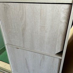 木製3段ラックマグネット閉じ　中古品の画像