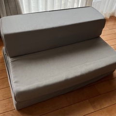 【取引中】ソファになるマットレスシングル➕ベッドフレーム　中古