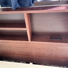 シングルベッド フレーム コンセント付きの画像