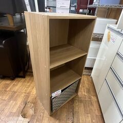 【リサイクルショップどりーむ鹿大前店】No.1146　カラーボックス　収納家具　便利品　カゴ付き　の画像