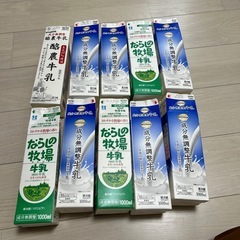 牛乳パック10本