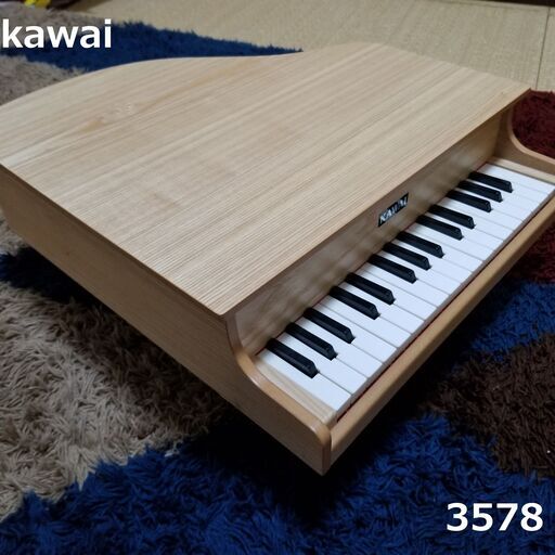 3578 河合楽器製作所 KAWAI ミニグランドピアノ ナチュラル