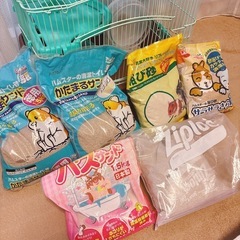 ハムスターお迎え大満足セット！ケージキャリー回し車トンネルオモチャホイールリードハウス浴び砂パイプチューブジョイントの画像