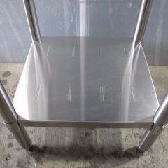 【札幌】マルゼン　厨房作業台　BW-044N　450×450×800㎜　中古品の画像