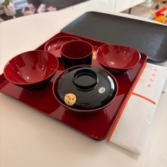 お食い初め　食器　女の子の画像