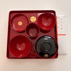 お食い初め　食器　女の子の画像