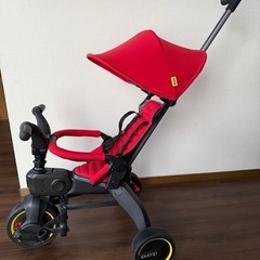 doona Liki Trike 折り畳み三輪車 レッド ガード付き 最終お値下げdoona 折り畳み三輪車 LIKI trikeリキトライク 美品赤