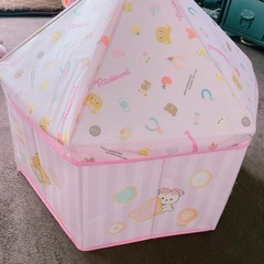 サーカステント型リラックマおもちゃ箱の画像