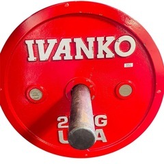 Ivanko イバンコ　 パワーリフティングプレート　25kg 2枚の画像