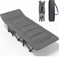 （新品）アウトドア　折り畳みベッドの画像