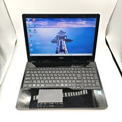 ブルーレイ搭載 バッテリー◎ 15.6 富士通 ノートPC LI...