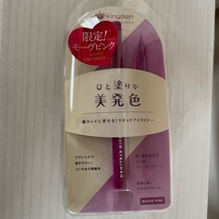 新品未開封 キングダム 限定色モーヴピンク リキッドアイライナー