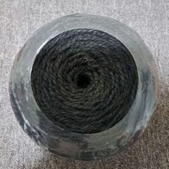 未使用　シュロ縄(黒)の画像